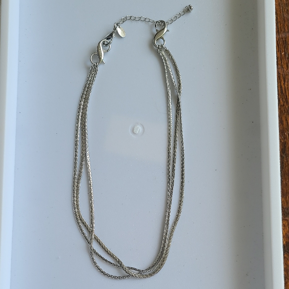 Lia Sophia "Classified"  Silver Necklace
